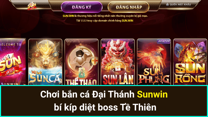 Chơi bắn cá Đại Thánh Sunwin bí kíp diệt boss Tề Thiên